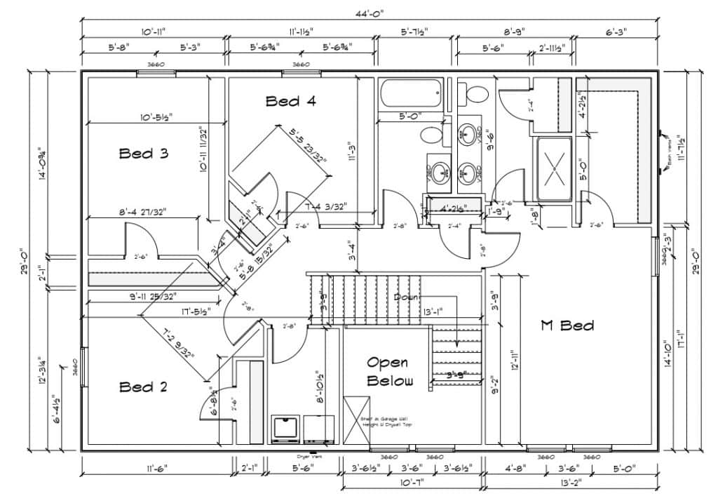 2349-2nd-floor-1024x707 2349 Sq Ft Floor Plan