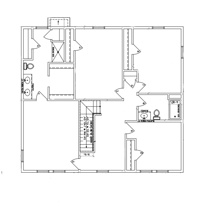 2880-3RH-Upstairs 2880 Floor Plan